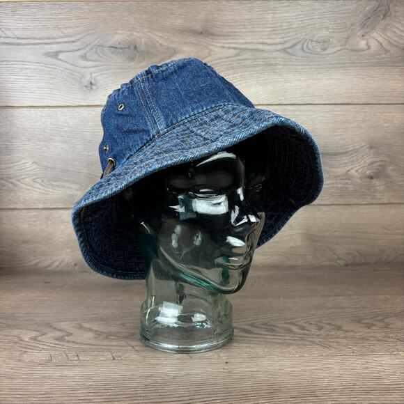 Unisex 100% Cotton Bucket Hat Fishing Camping Safari Boonie Sun Brim Summer Cap - Picture 1 of 11
